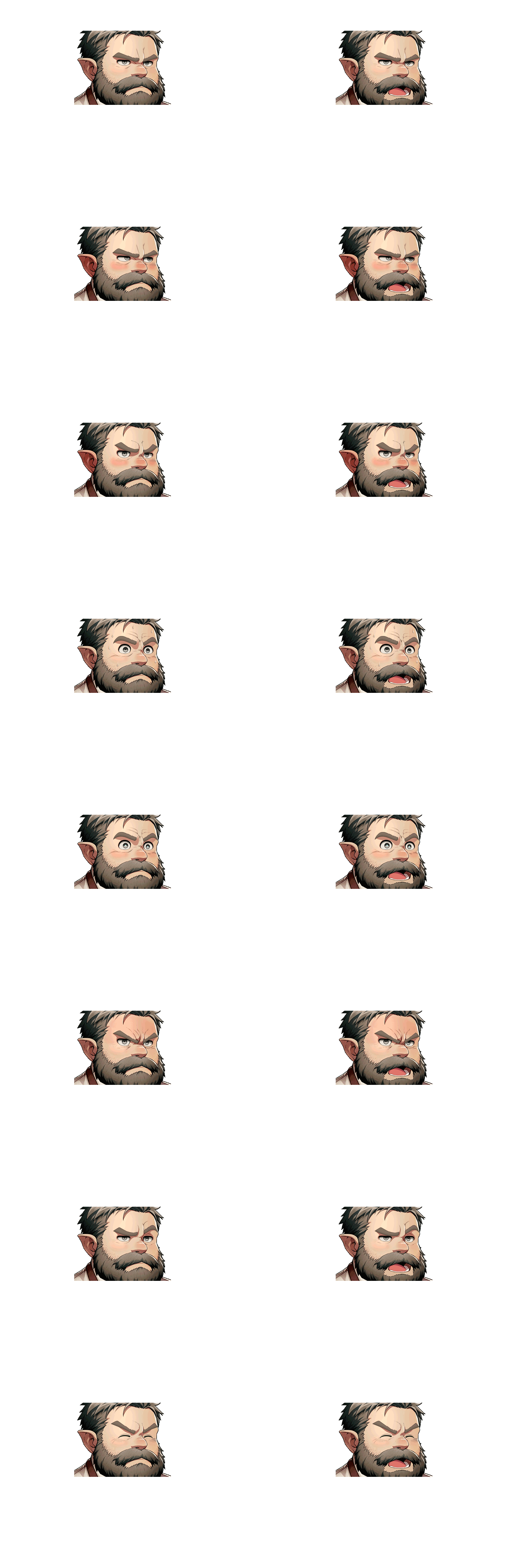 グリム 表情